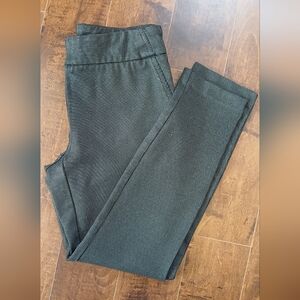 Dark Gray Textured Dress Pants